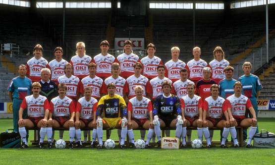 Mannschaftsfoto 1. FC Kaiserslautern 1990/91