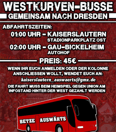 Flyer: Gemeinsam nach Dresden