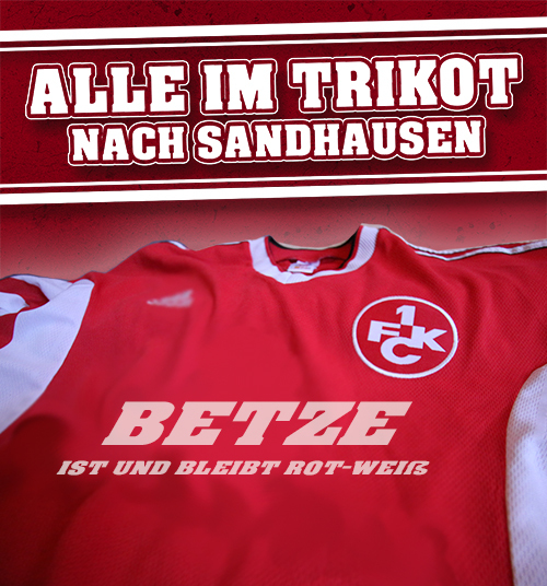 Flyer: Alle im Trikot nach Sandhausen