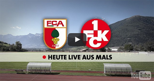 Jetzt live: Testspiel des FCK gegen Augsburg