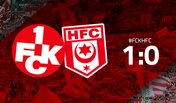 Die Siegesserie hält: FCK schlägt Halle mit 1:0