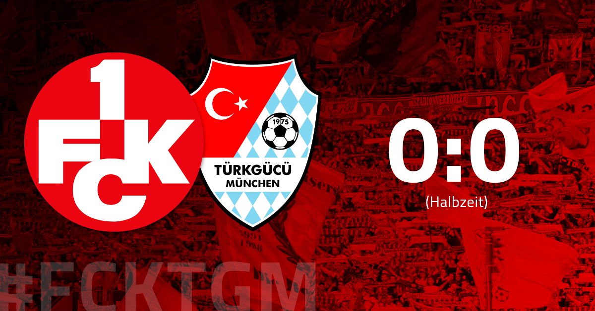 Rote Teufel zur Halbzeit gegen Türkgücü noch torlos