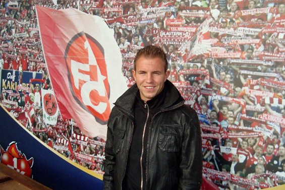 Pierre De Wit im Fritz-Walter-Stadion