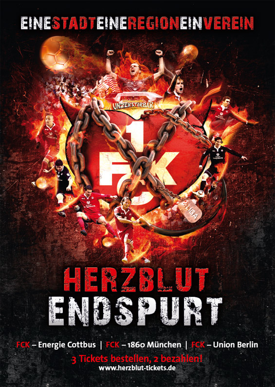 Werbeplakat: Herzblut-Tickets