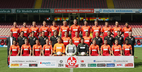 Das neue Mannschaftsfoto des 1. FC Kaiserslautern