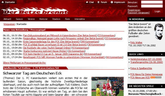 Herzlich Willkommen auf Lauterns erstem Online-Fanzine!