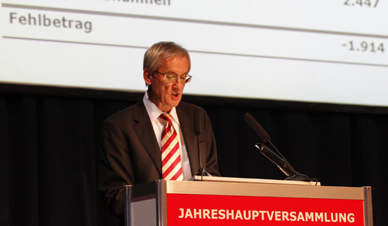 Jahreshauptversammlung am 13. November 2009