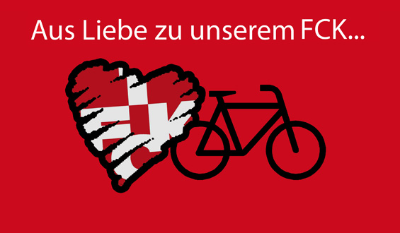 "... sind wir heute mit dem Fahrrad da!"