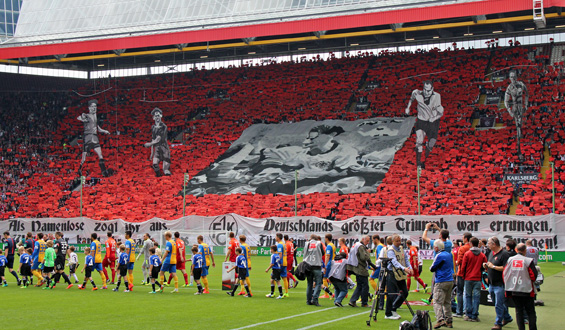 Unter den Augen der fünf Weltmeister