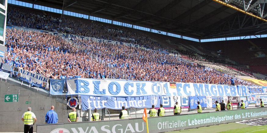 FCM-Fans im Gästeblock