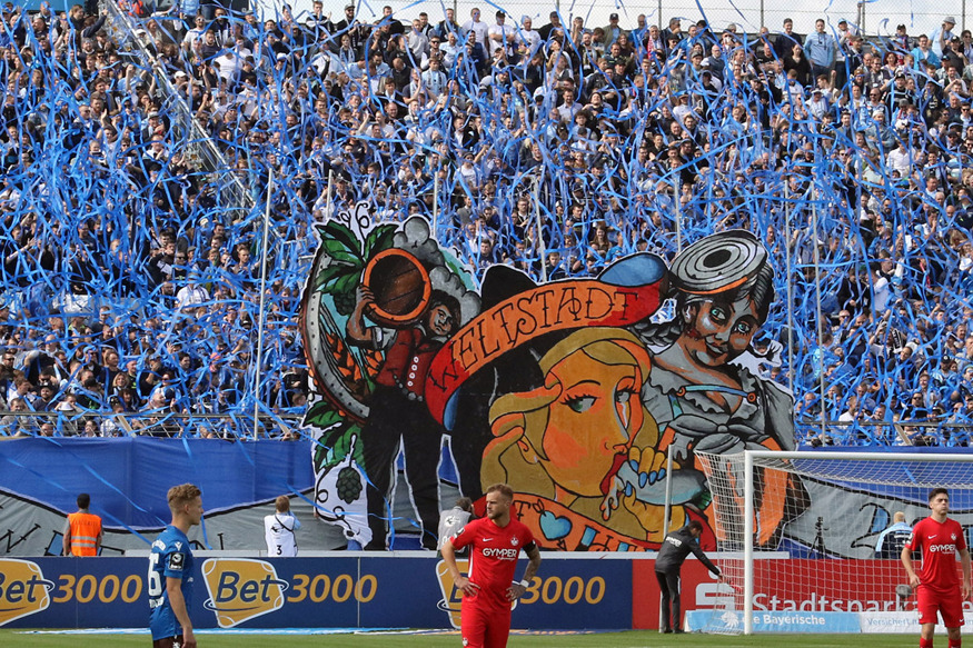 Choreo der Löwen-Fans