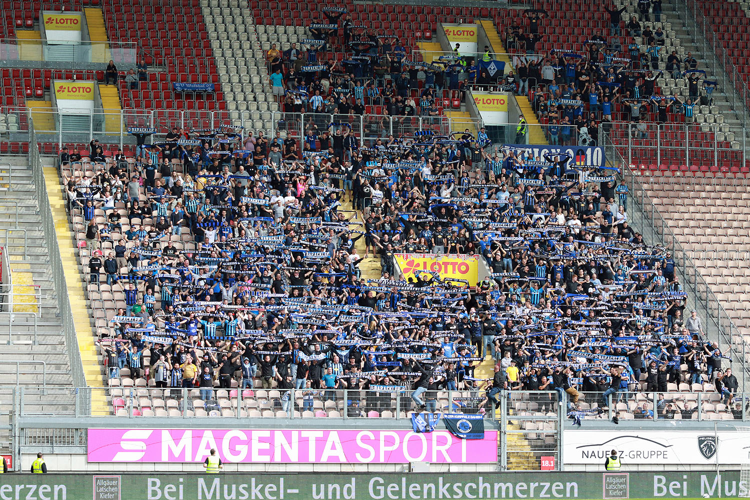 1.000 Waldhof-Fans im Gästeblock