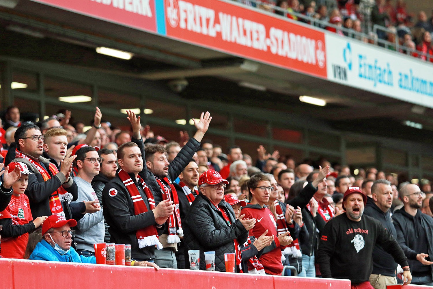 FCK-Fans auf der Nordtribüne