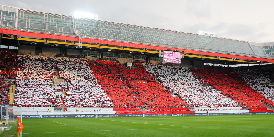 Choreographie im Fritz-Walter-Stadion (Südtribüne)