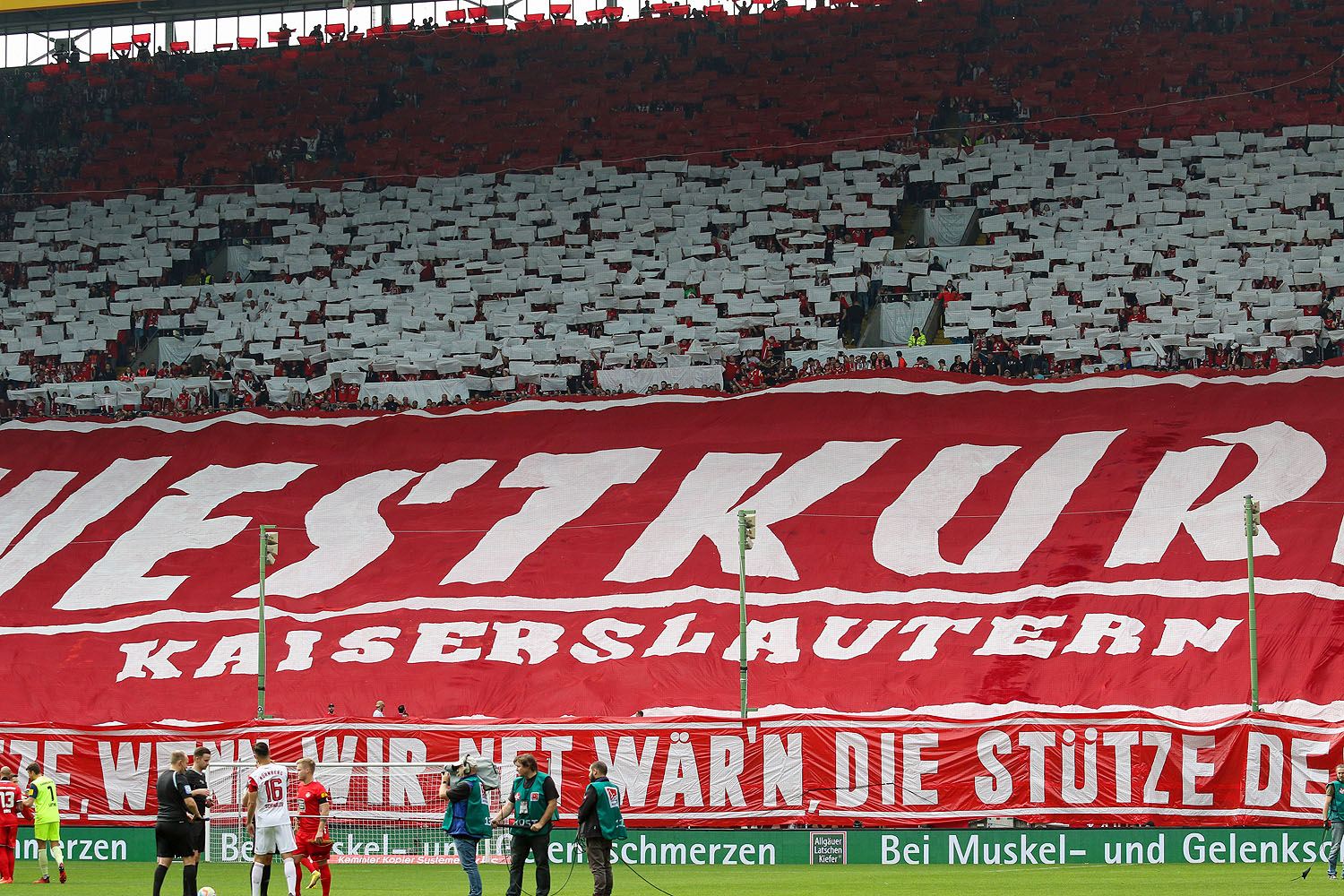 Choreo in der Westkurve