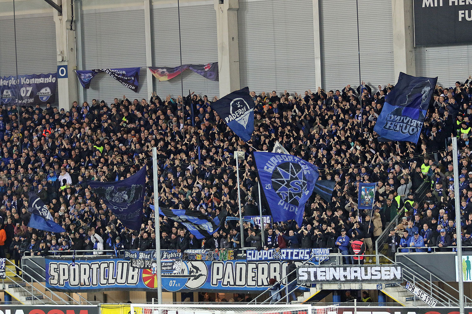 Paderborn-Fans in der Heimkurve