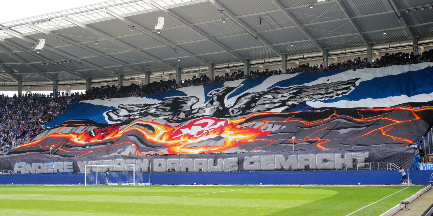 Choreo in der Heimkurve