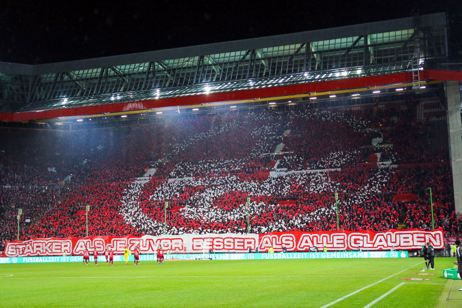 Choreo in der Westkurve