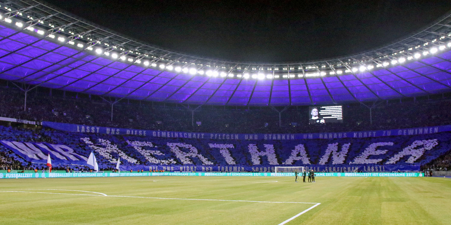 Choreo der Hertha-Fans