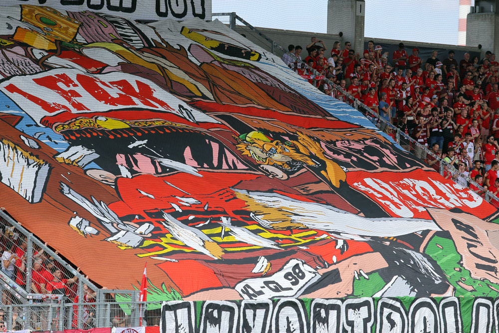 Choreo im Gästeblock