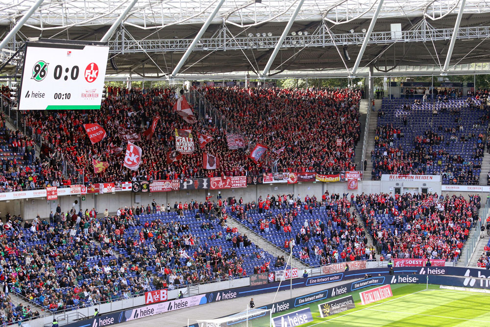 FCK-Fans im Gästeblock