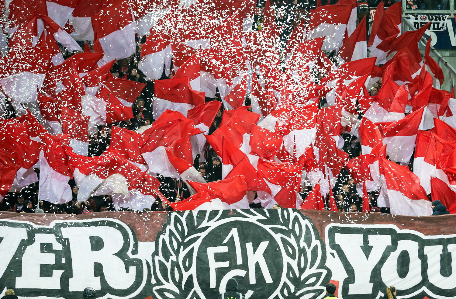 Choreo im Gästeblock
