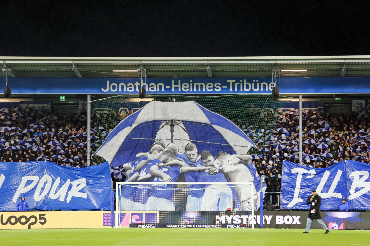 Choreo in der Heimkurve