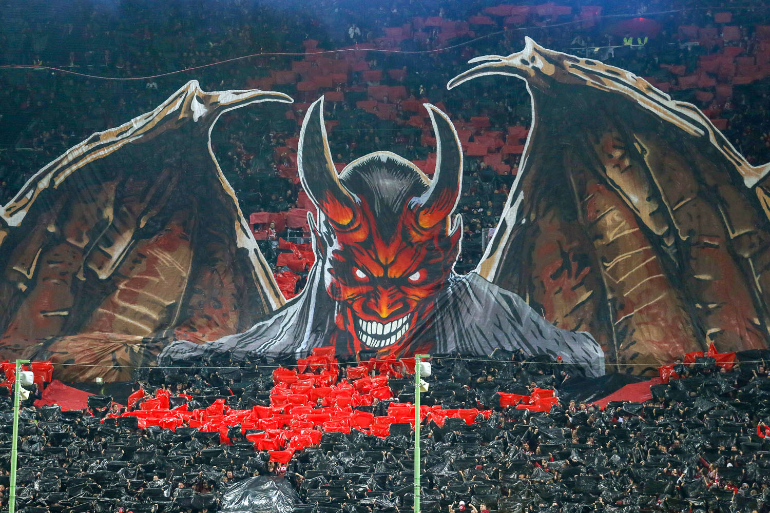 Choreo in der Westkurve