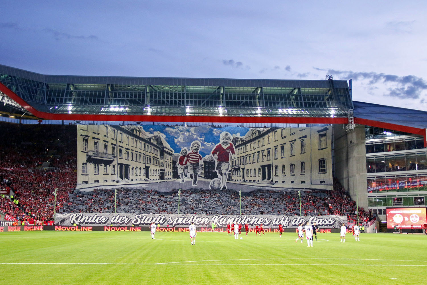 Choreo in der Westkurve