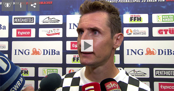 Trotz Absage: Klose drückt dem FCK die Daumen