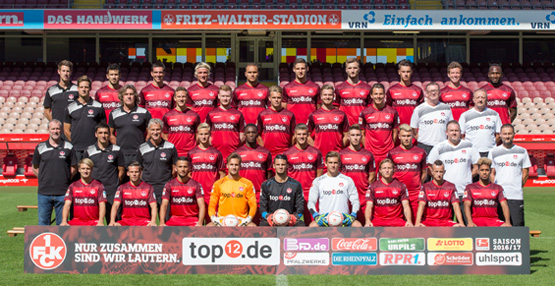 FCK-Mannschaftsfoto 2016/17 wurde aktualisiert