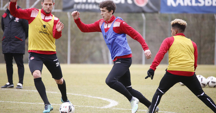 Ukrainer Yuri Yakovenko trainiert beim FCK