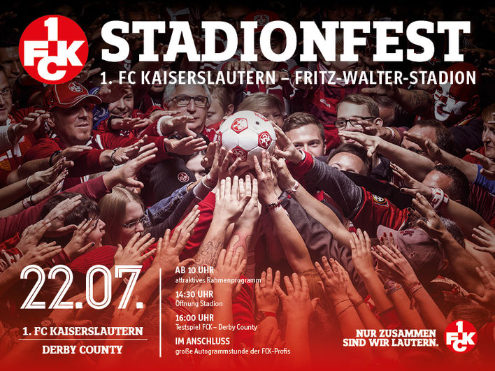 Rahmenprogramm zum Stadionfest am 22. Juli