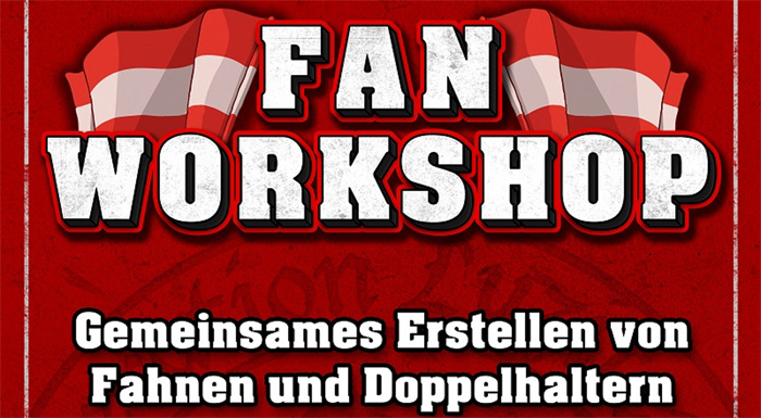 Fanworkshop am 2. September in der Nordtribüne