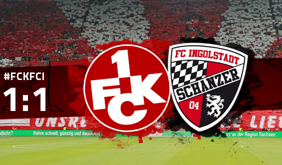 Erneut in Unterzahl: 1:1 gegen Ingolstadt