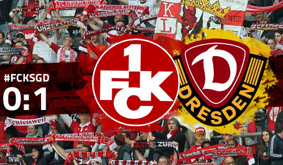 FCK unterliegt Dynamo Dresden mit 0:1