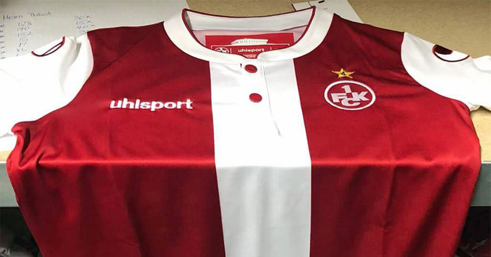 Rot mit weißem Streifen: Neues FCK-Trikot geleakt