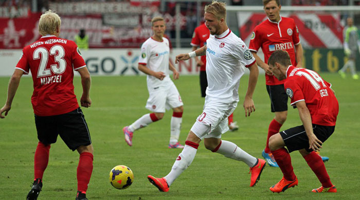 FCK-Spiel in Wiesbaden