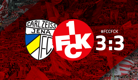 Wieder sieglos: FCK verspielt Dreier in Jena