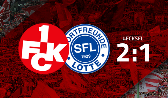 Rote Teufel legen nach: 2:1-Erfolg gegen Lotte