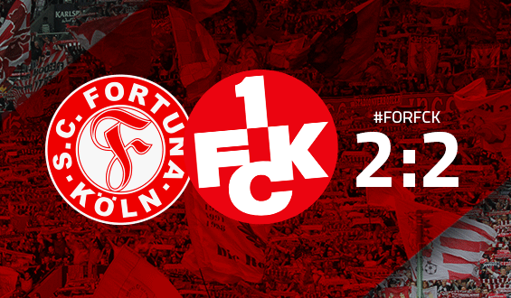 Führung verspielt: FCK spielt 2:2 bei Fortuna Köln