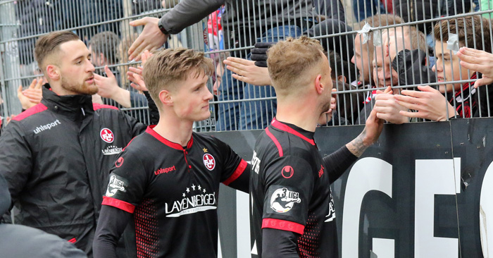 Sonntagsspiele: Lautern weiterhin auf Platz 6