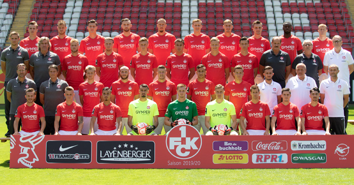Mannschaftsfoto 2019/20: Das neue FCK-Team