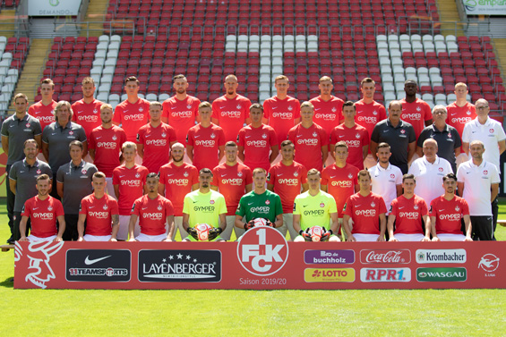 Das neue Mannschaftsfoto des 1. FC Kaiserslautern zur Saison 2010/20