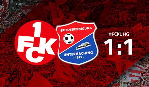 Saisonstart auf dem Betze: Nur 1:1 gegen Haching