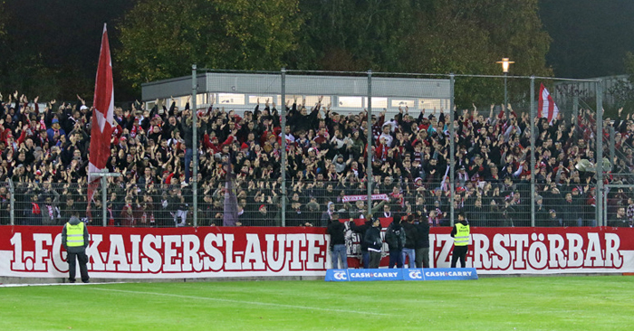 Pokalspiel beim FK Pirmasens am 13. November