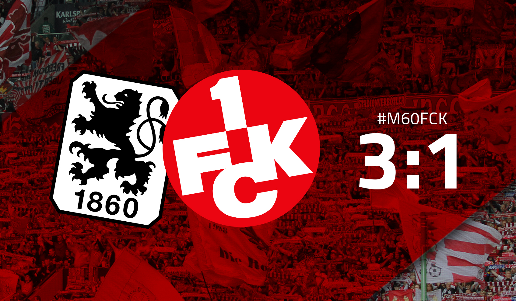 Zwei Eigentore: FCK verliert mit 1:3 bei 1860