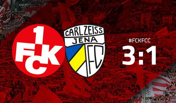 Endlich ein Heimsieg: FCK schlägt Jena mit 3:1