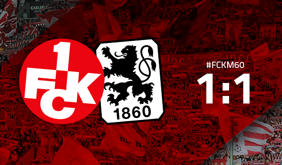 Wieder nur Remis: FCK spielt 1:1 gegen 1860