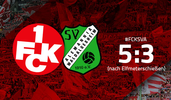 FCK holt den Pokal: 5:3 im Elfmeterschießen